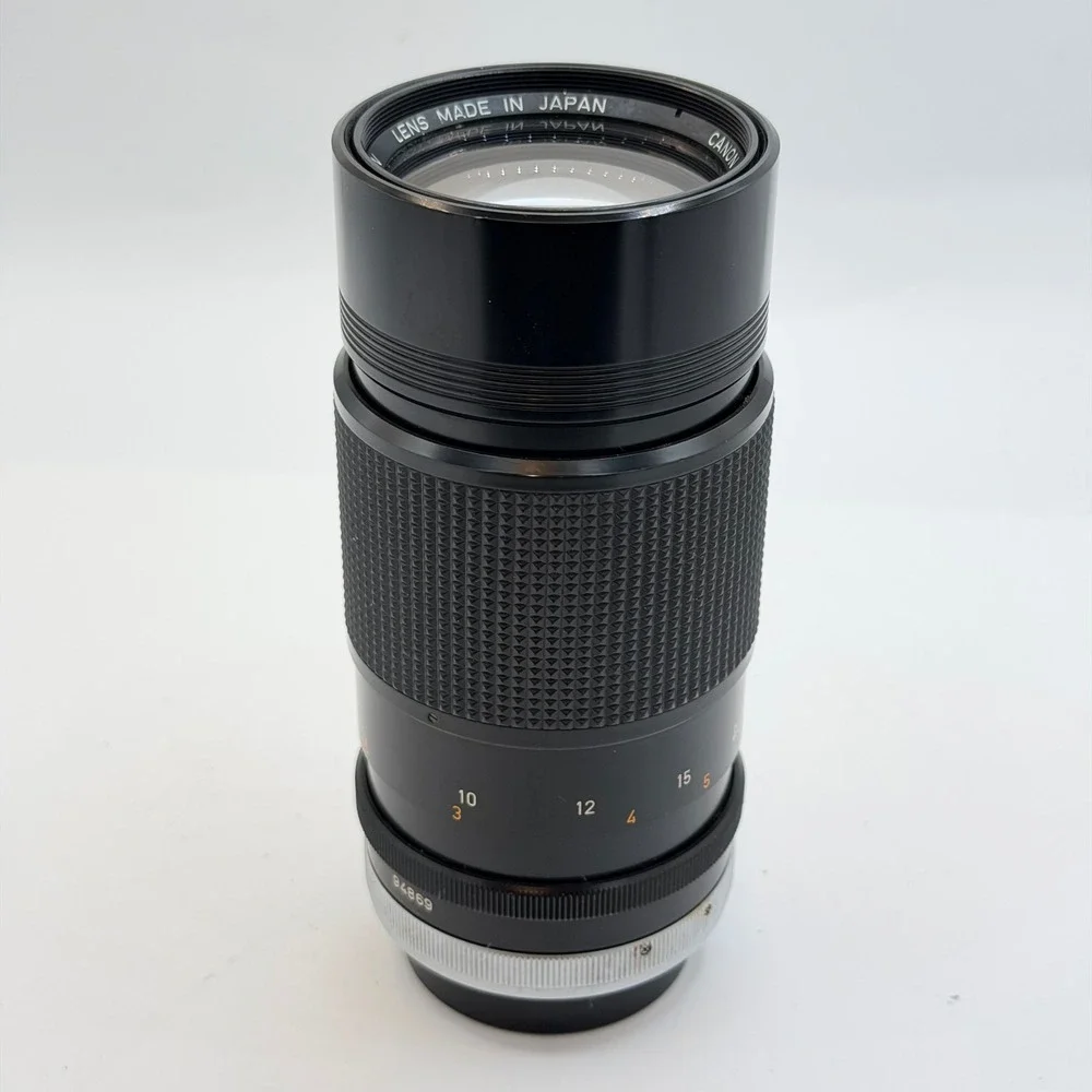 Canon FD 200mm f4 S.S.C. Telephoto Prime Lens Breech Lock Japan AS-IS Fungus